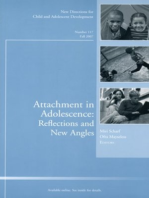 cover image of Attachment in Adolescence